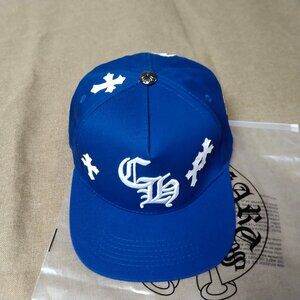 Men Chrome⭐🦁 Hearts Hats Blue